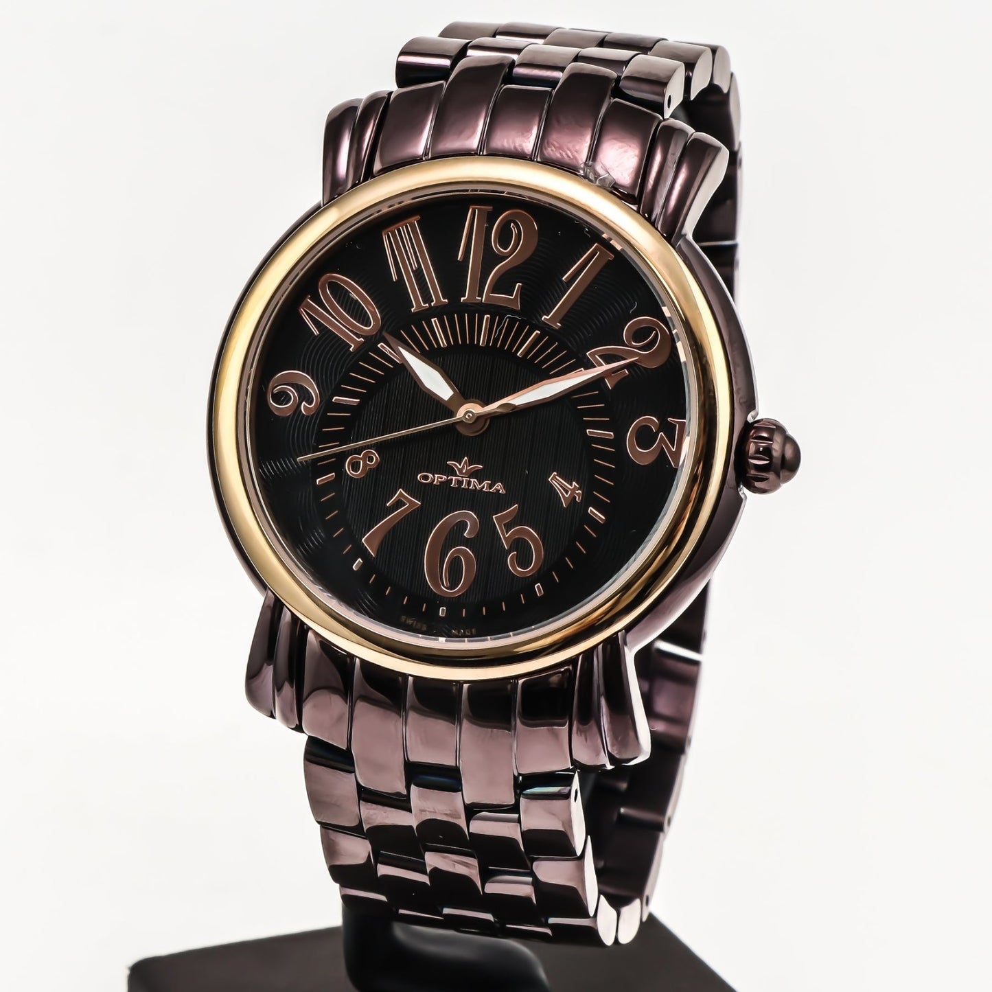 Optima • Swiss Watch • Stainless Steel • 43mm • Quartz • 3ATM • OSM212