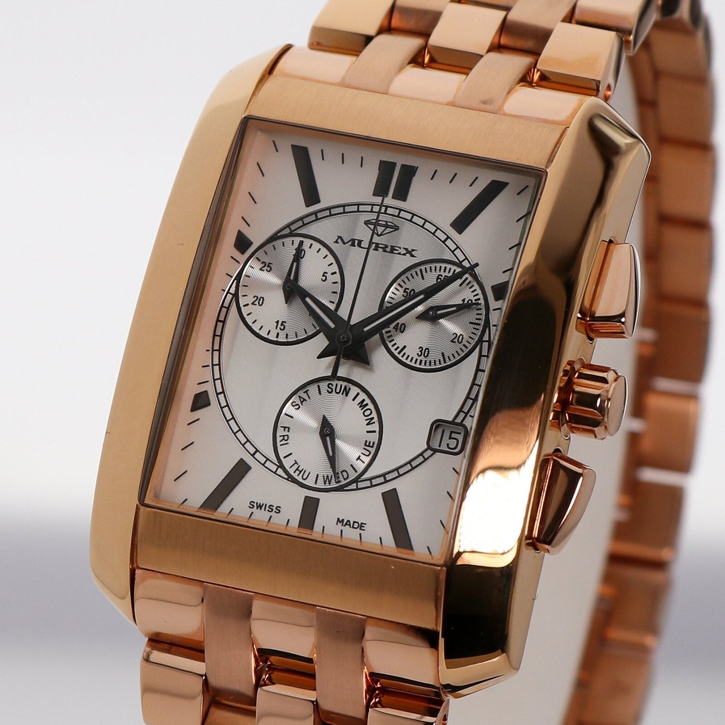Murex • Swiss chronograph Watch • Stainless Steel • 46x33 mm 3ATM • ISC842-RR-1