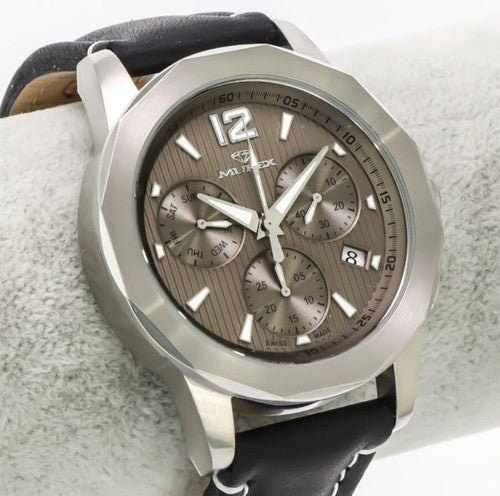 Murex • Swiss Chronograph Watch • MUC605-SL-2 • 44.7mm • Date SubDay • WR 5ATM