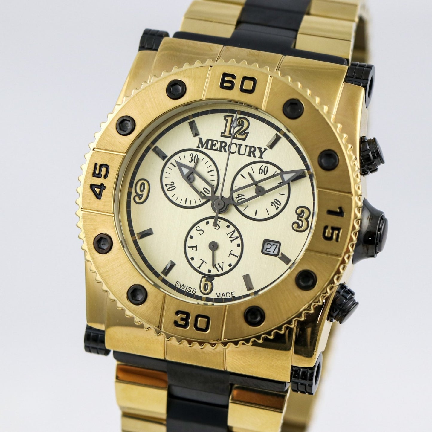 Mercury • Swiss Chronograph Watch • Stainless Steel • 45mm • Quartz • ME1060
