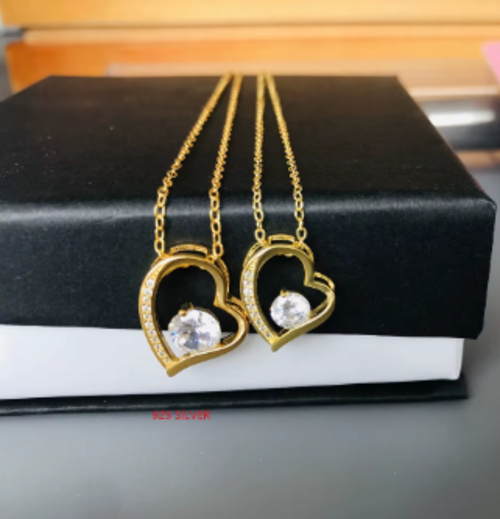 Heart Classic Zircon • Forever Love • Stainless Steel Jewelry Necklace