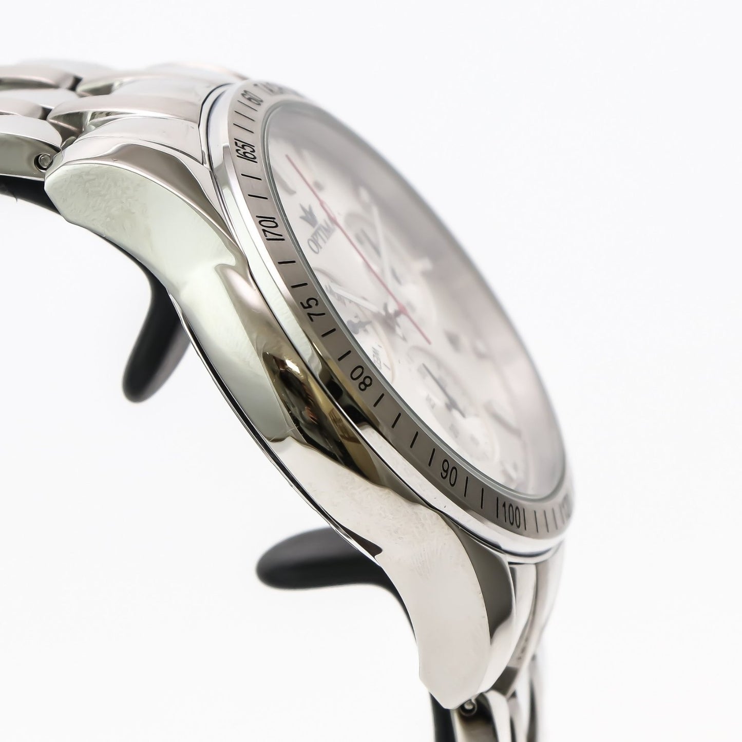 Optima • Swiss Chronograph Watch • Stainless Steel • 44.15mm • Quartz • 5ATM