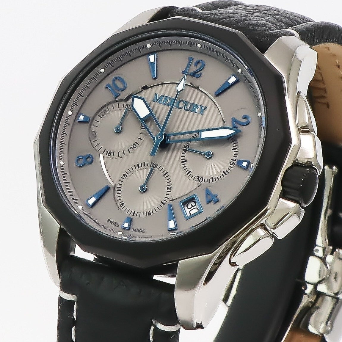 Mercury • Swiss Chronograph Watch • Stainless Steel Quartz • 45mm • 5ATM • ME350