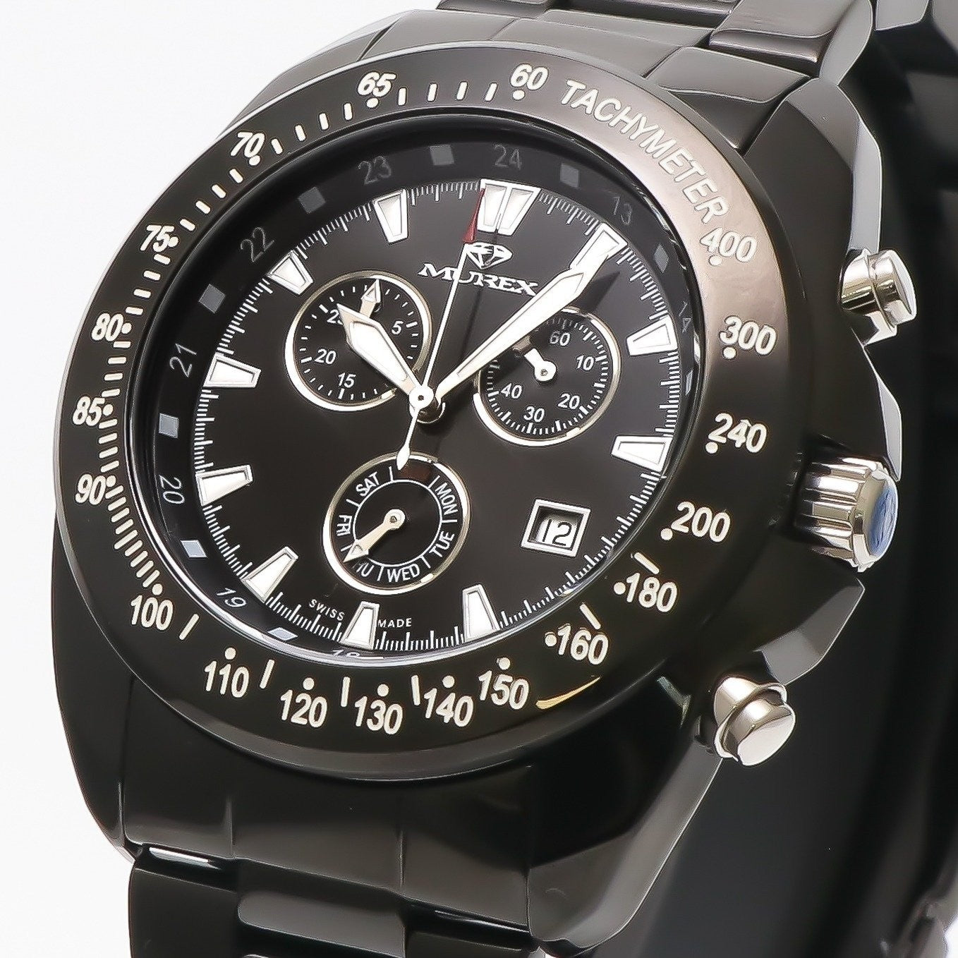 Murex • Swiss Chronograph Watch • Stainless Steel • 44mm • Quartz • ISC719