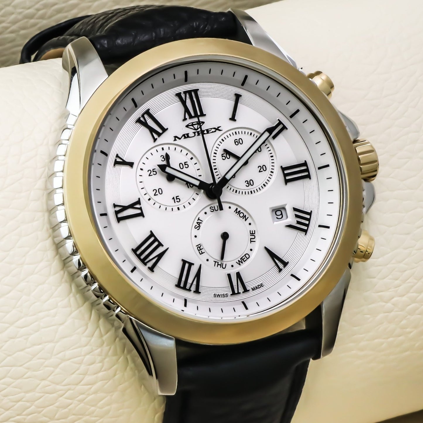 Murex • Swiss Chronograph Watch• Stainless Steel • Quartz • 47mm • 5ATM • MUC539