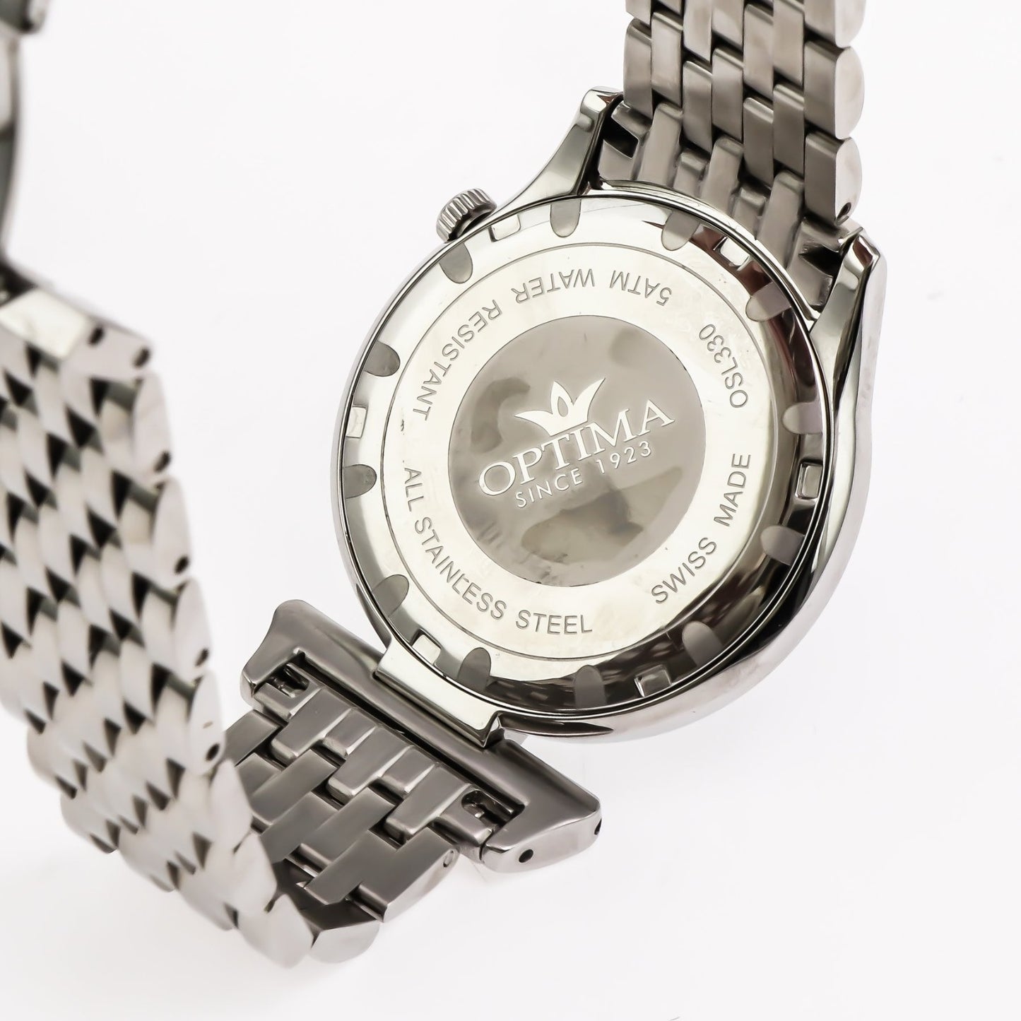 Optima • Swiss Watch • Stainless Steel • 38mm • Quartz • 5ATM • OSL330