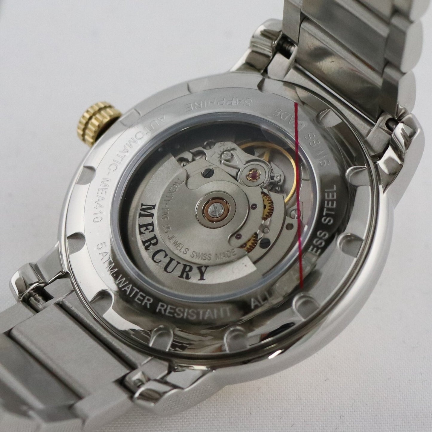 Mercury • Swiss Watch • Stainless Steel • 42mm • Automatic • 5ATM • MEA410