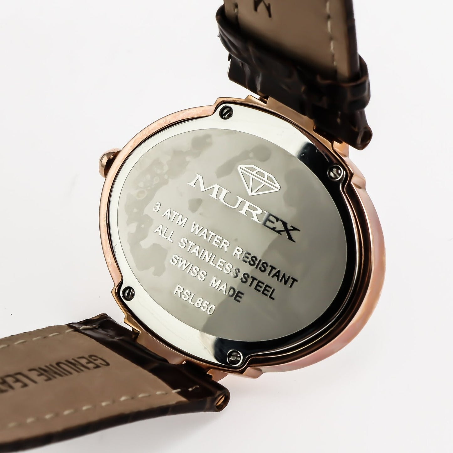 Murex • Swiss Watch • Stainless Steel • 43mm • Quartz • 3ATM • RSL850