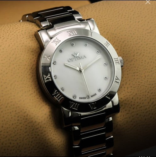 Optima • 36.45mm • Mother Of Pearl • Swiss Watch • Women's • Quartz