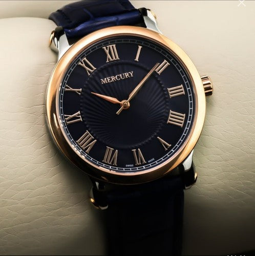 Mercury • Swiss Watch • Stainless Steel & Rose Gold Quartz • 36mm • 5ATM ME385
