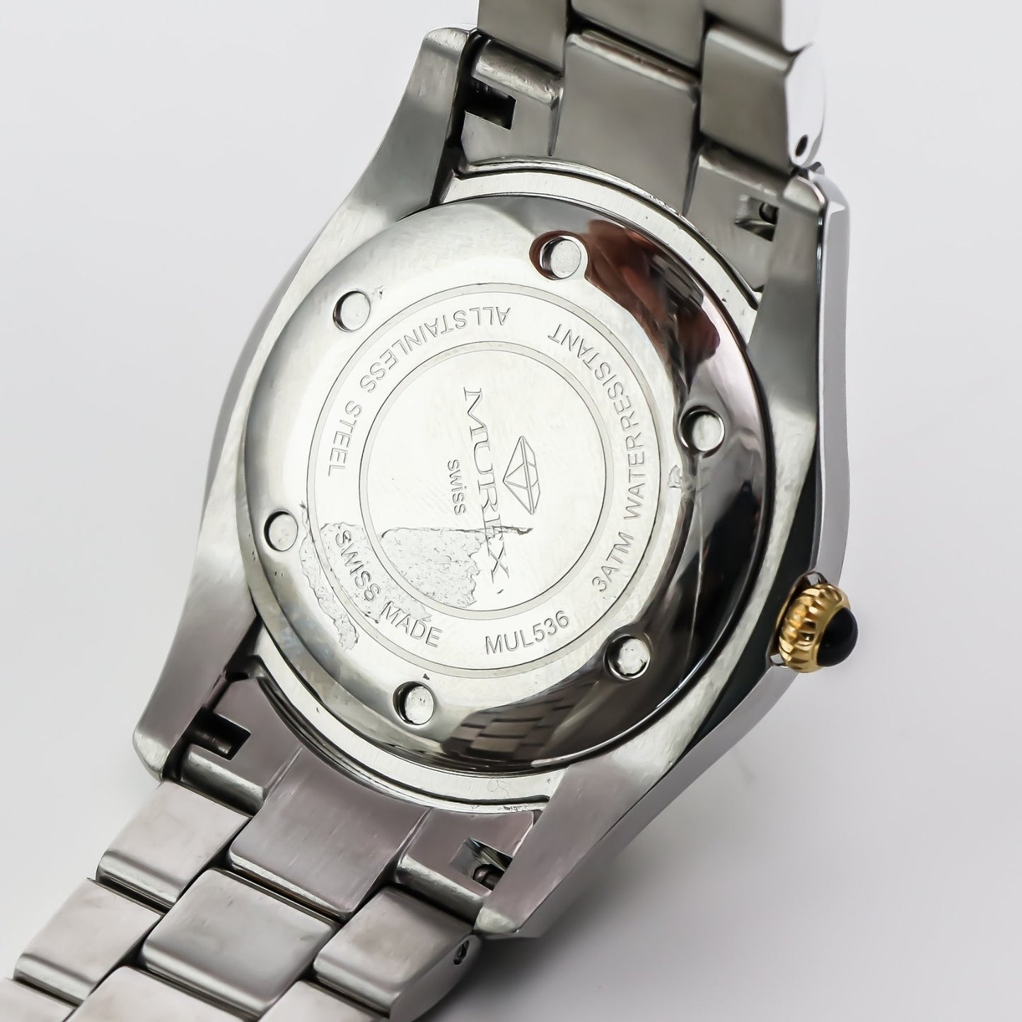 Murex • Swiss Diamond Watch • 126 SI Real White Diamonds 0.7ct • 36mm • MUL536