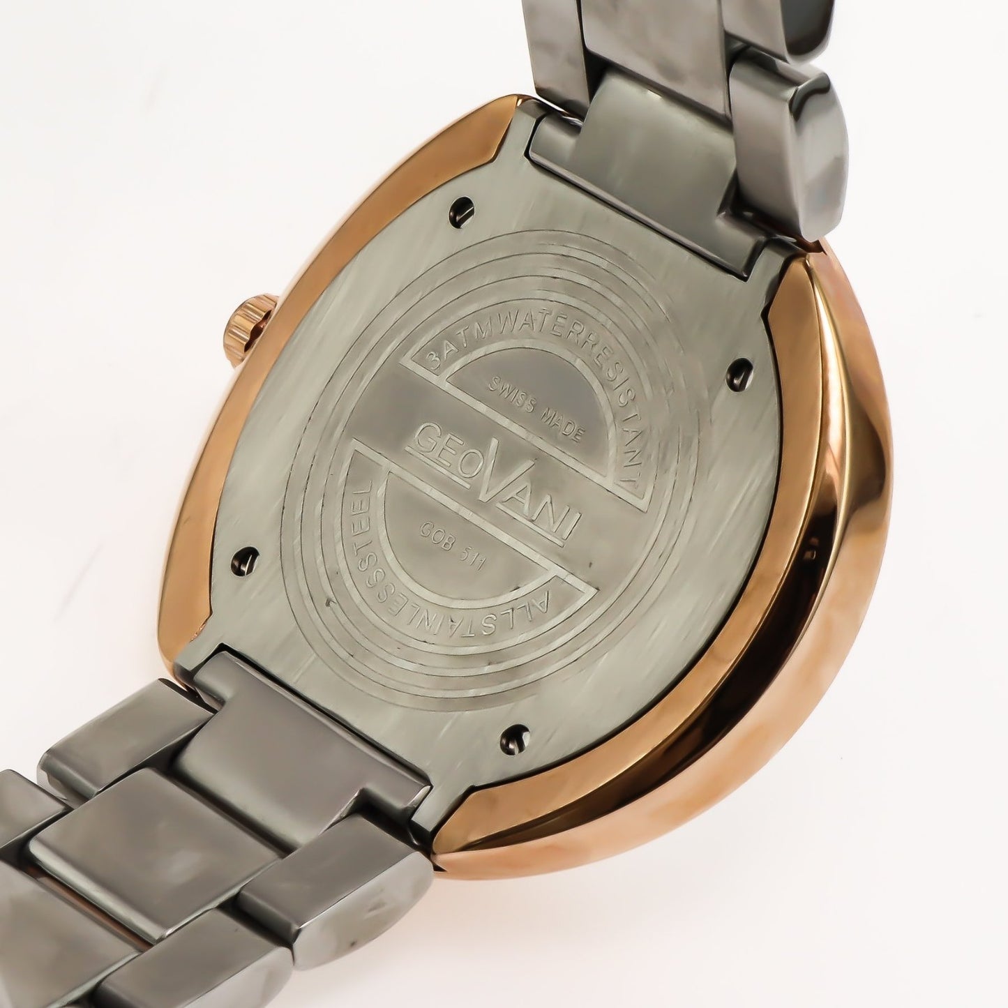 Geovani • Swiss Watch • Stainless Steel • Quartz • 44mm • 3ATM • GOB511