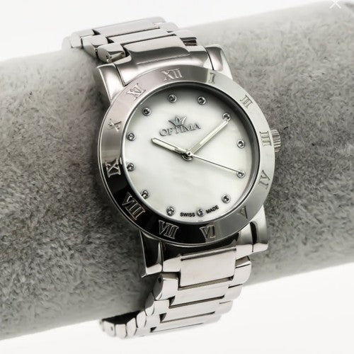 Optima • 36.45mm • Mother Of Pearl • Swiss Watch • Women's • Quartz