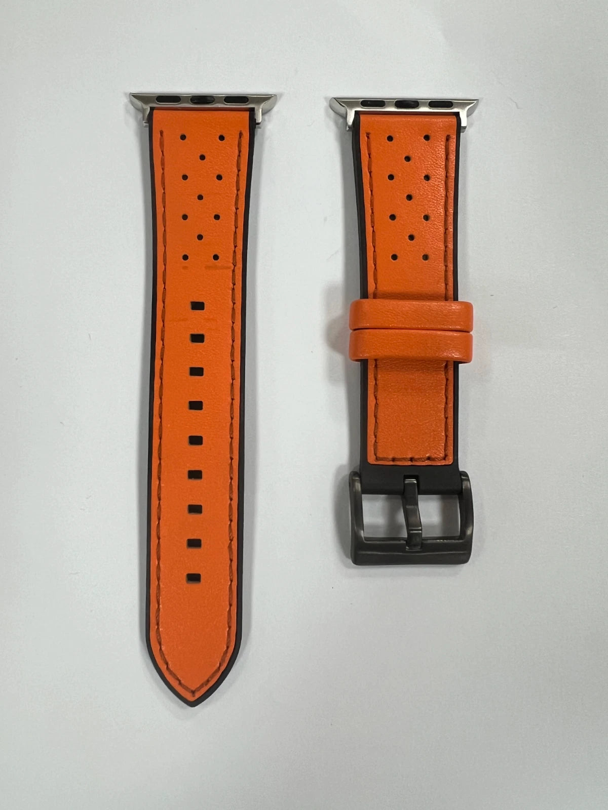 Calf Leather Band for Apple Watch 38/40/41 S10 9 8 SE & 42/44/45/46/49/Ultra