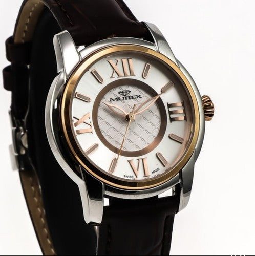 Murex • Swiss Watch • Stainless Steel Rose Gold Quartz • 39x45mm • 5ATM • MUL550