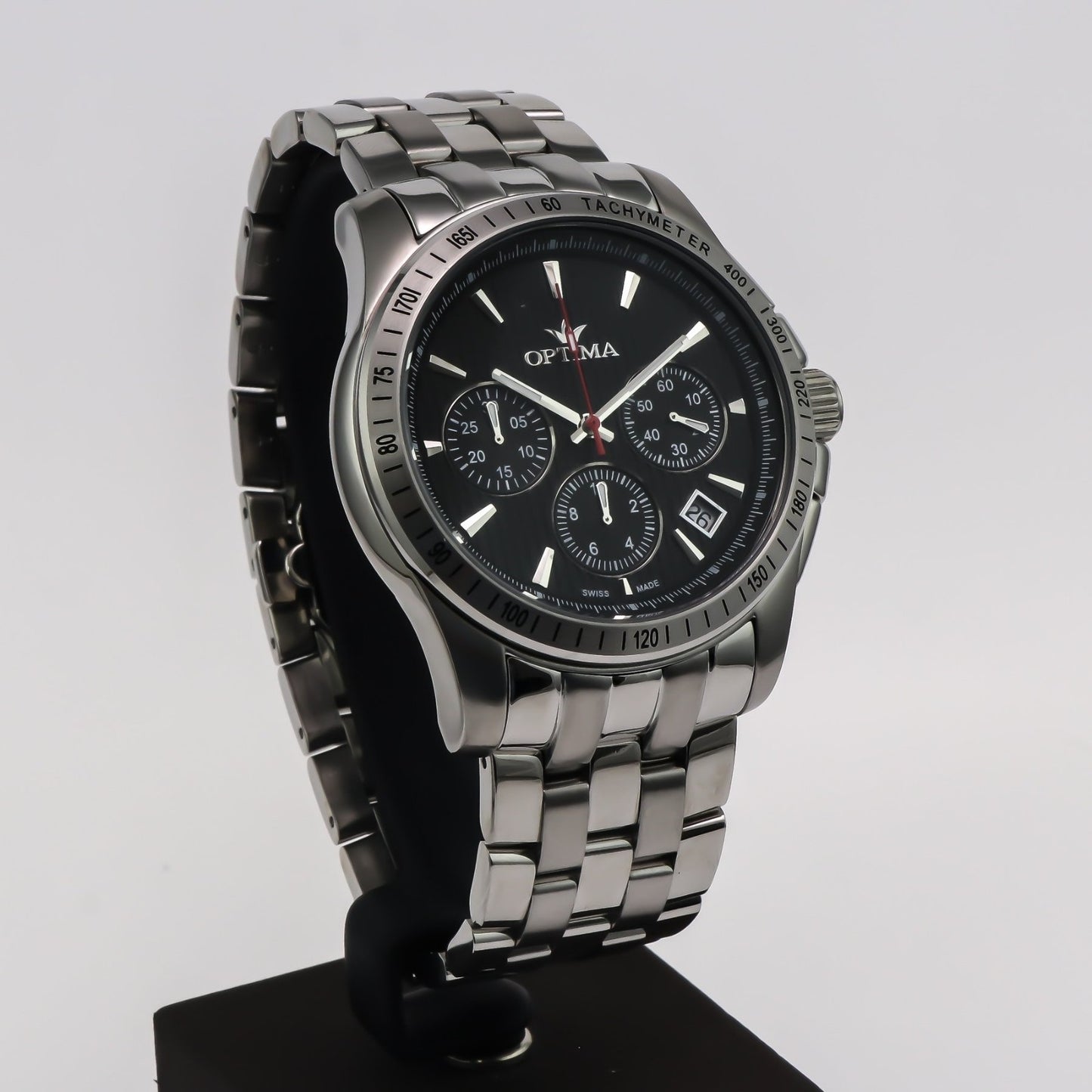 Optima • 48.15mm Swiss Chronograph Watch • Date • WR50M • Quartz • OSC377