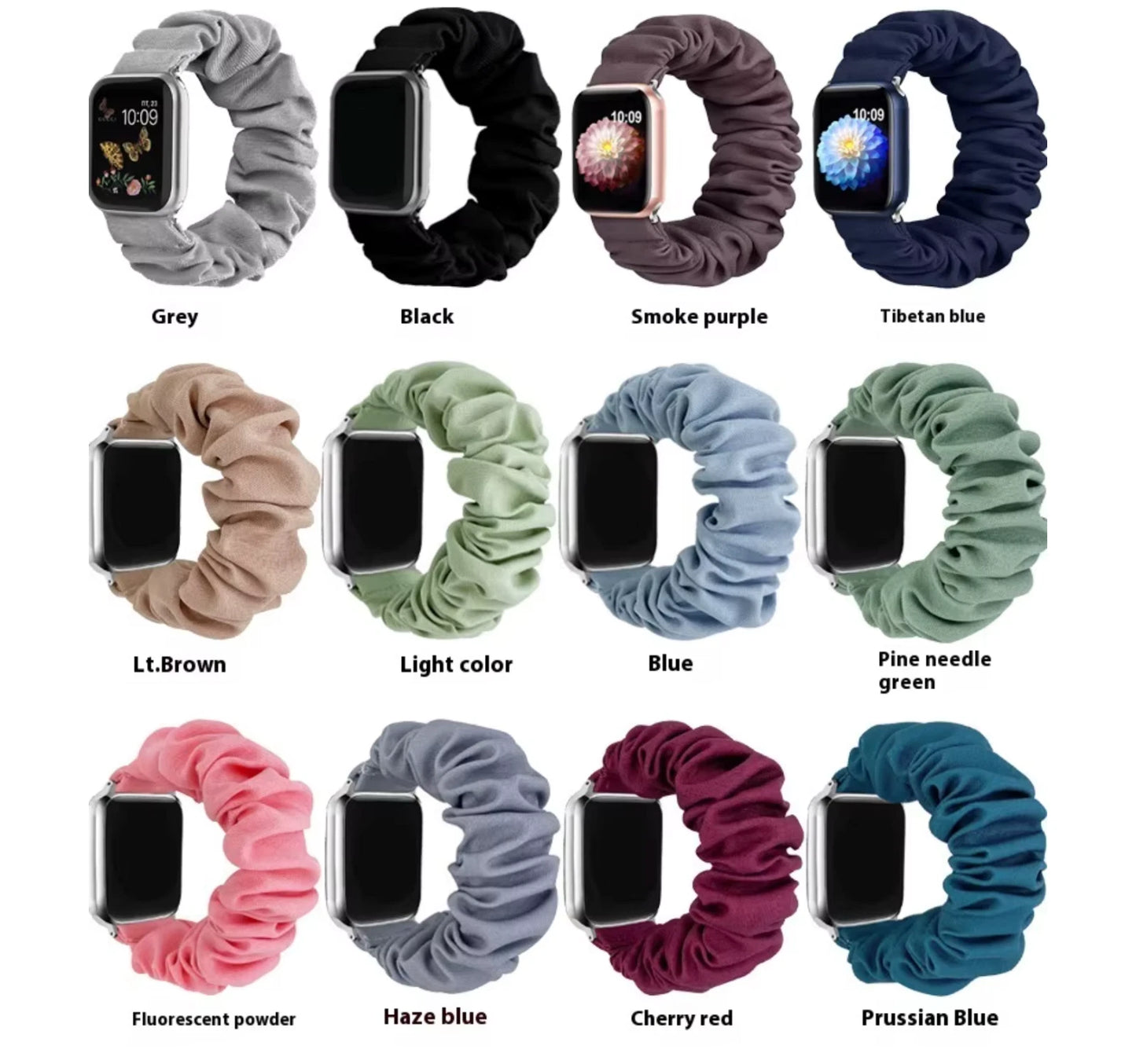 Soft Breathable NyBand for Apple Watch All Series Adjustable 40 Colors