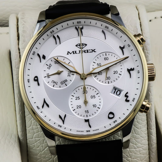 Murex • Swiss Chronograph Watch • Stainless Steel • 44mm • Quartz • MUC607