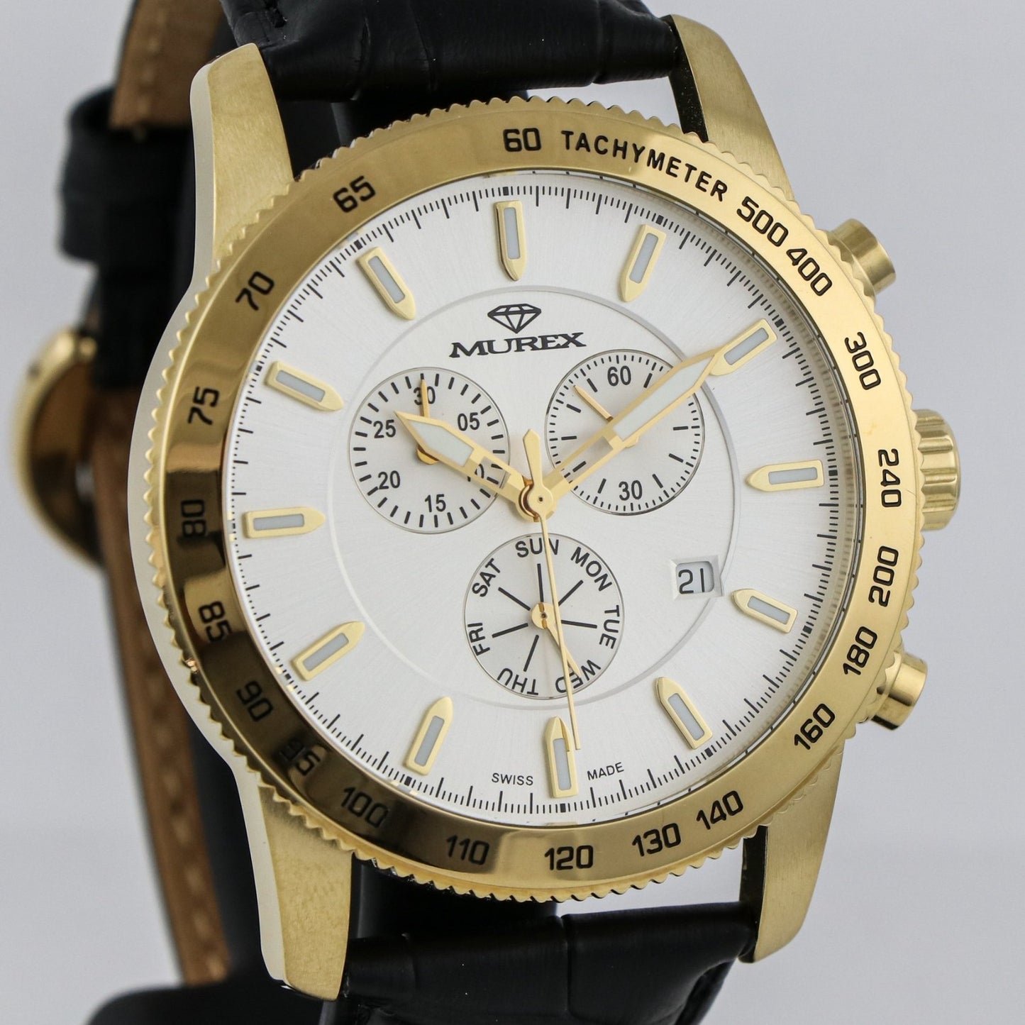 Murex • Swiss Chronograph Watch • Stainless Steel • Quartz • 44.5mm • MUC591