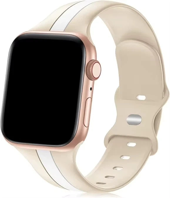 Sport Band for Apple Watch 38/40/41 & 42/44/45/46/49/Ultra Silicone Adjustable