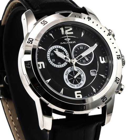 Murex • Swiss Chronograph Watch • Stainless Steel • Quartz • 45mm • MUC508