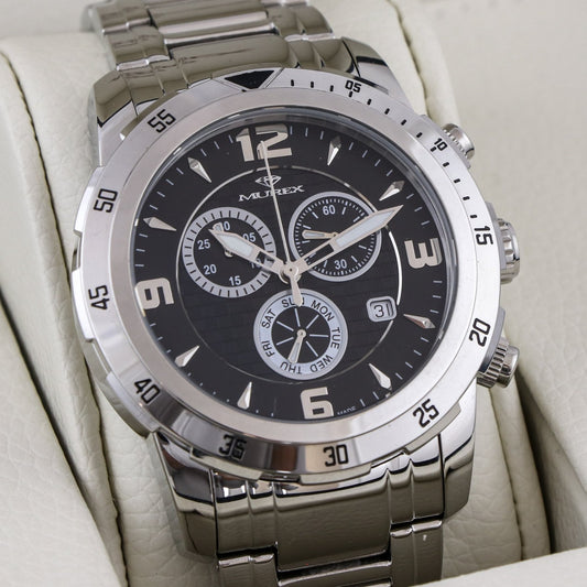 Murex • Swiss Chronograph Watch • Stainless Steel • Quartz • 45mm • MUC508