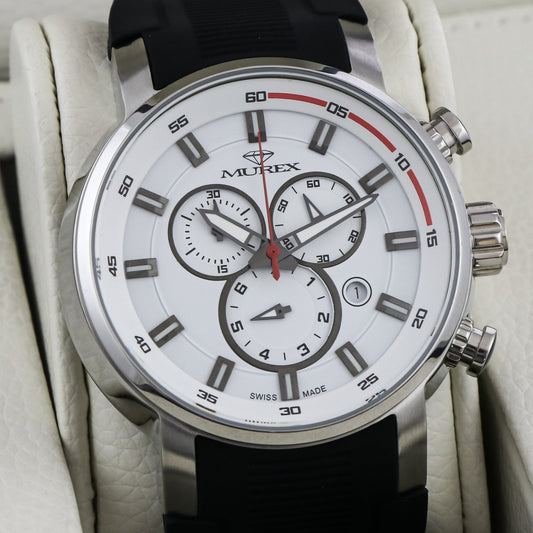 Murex • Swiss Chronograph Watch • Stainless Steel • Quartz • 45mm • MUC555