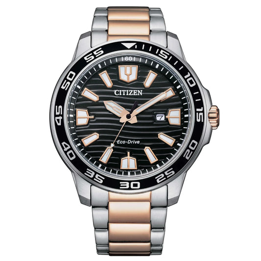 Citizen Marine Watch • Eco Drive • Stainless Steel • 45mm • 10ATM • AW1524-84E