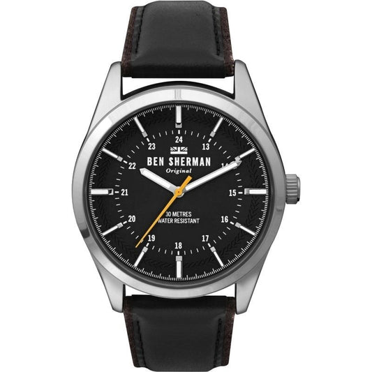 Ben Sherman Men Watch • Stainless Steel • 43mm • Quartz • 3ATM • WB027B