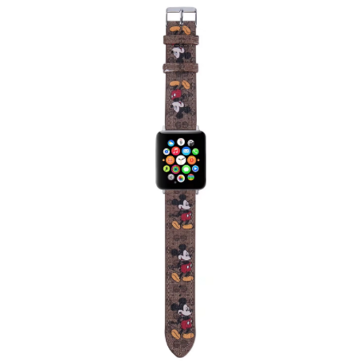 Luxury Leather Watch Band • Compatible with Apple Watch • Fits 38–49mm Series