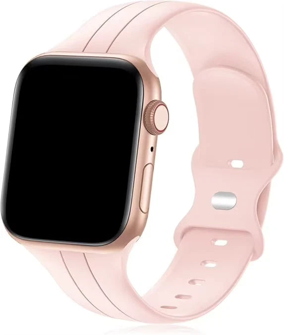Sport Band for Apple Watch 38/40/41 & 42/44/45/46/49/Ultra Silicone Adjustable