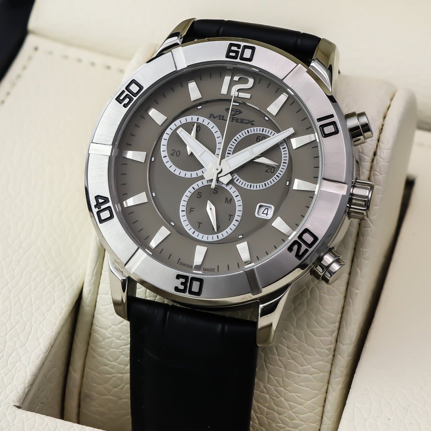 Murex • Swiss Chronograph Watch • Stainless Steel • Quartz • 45mm • MUC526