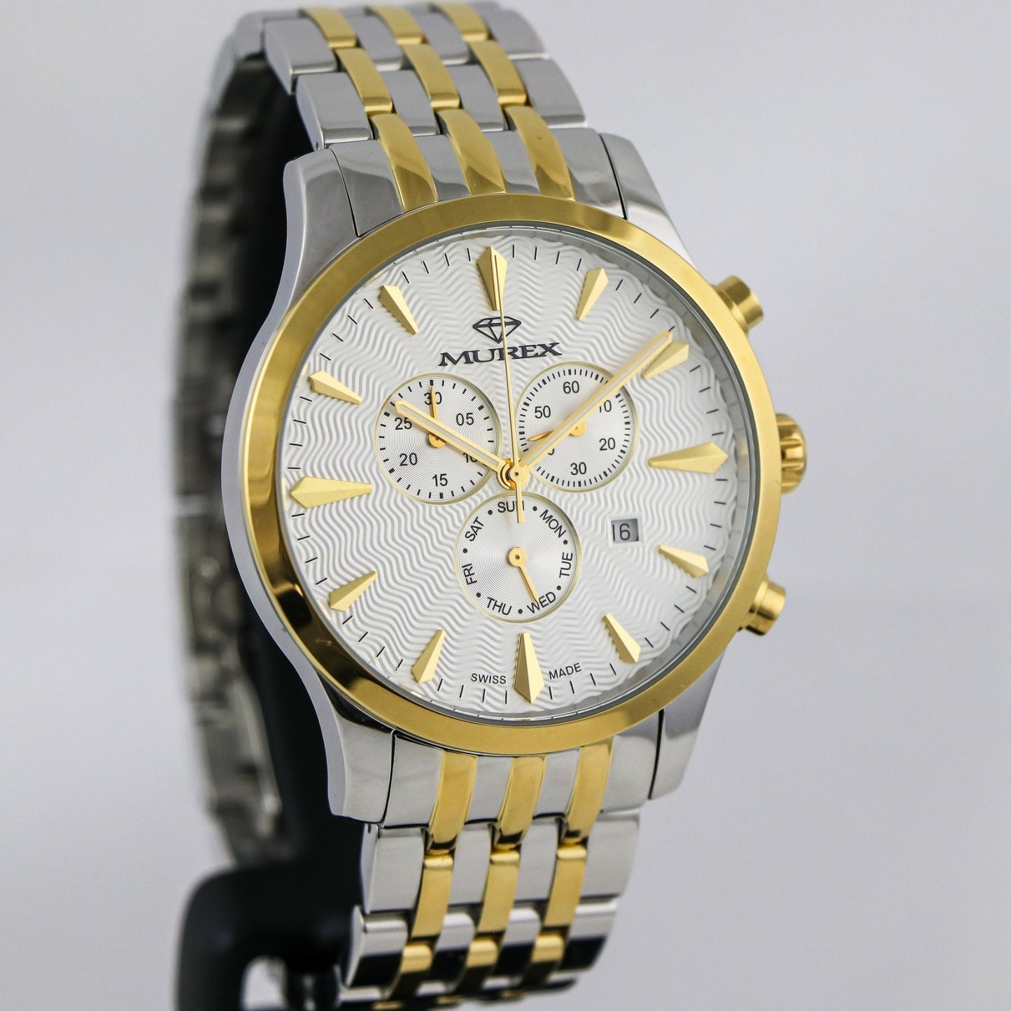 Murex • Swiss Chronograph Watch • Stainless Steel • Quartz • 44.5mm • MUC595