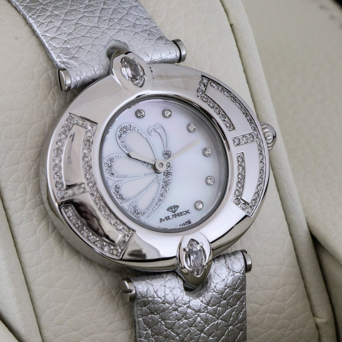 Murex • Swiss Diamond Watch • 74 SI White Diamonds .42ct • 35x30mm • RSL955