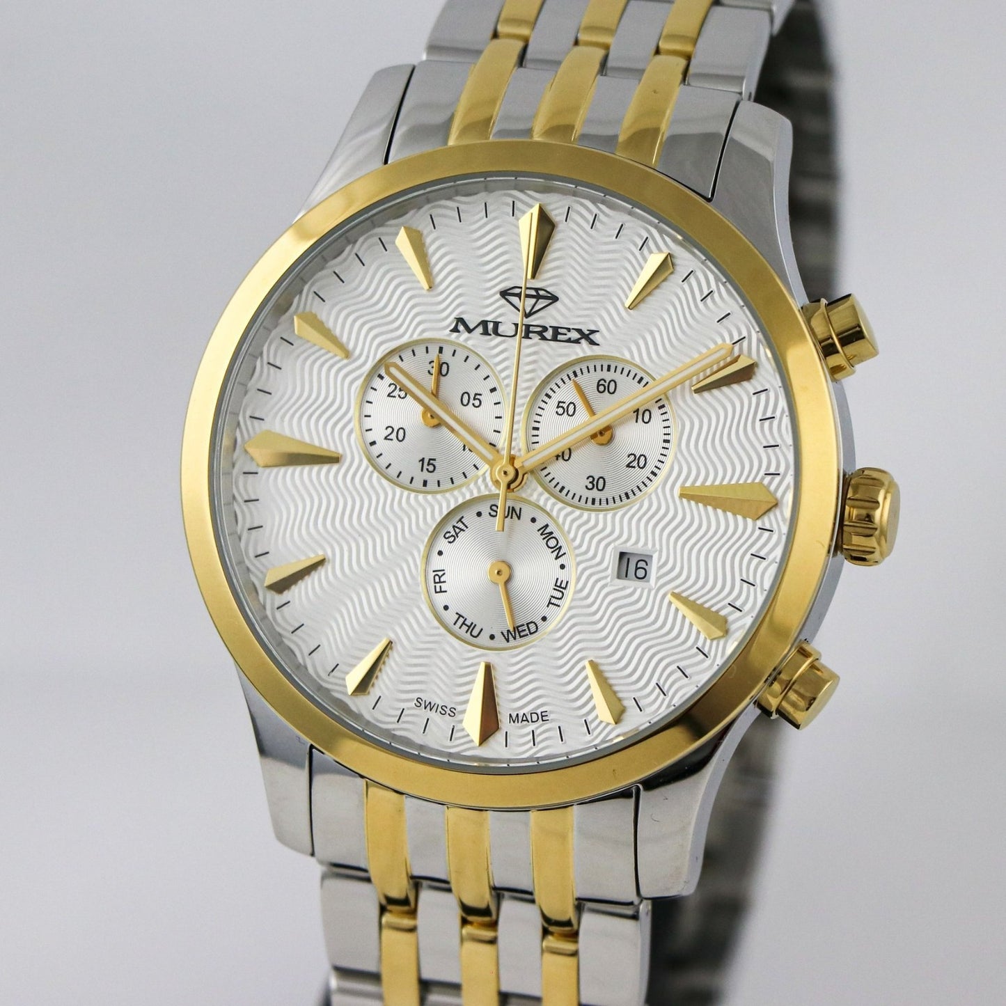 Murex • Swiss Chronograph Watch • Stainless Steel • Quartz • 44.5mm • MUC595