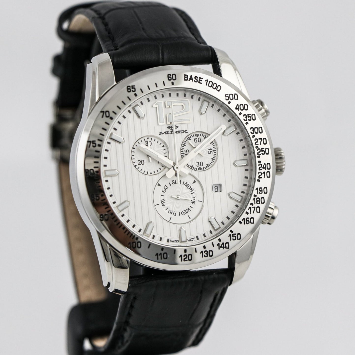 Murex •45mm •Swiss Watch • Date SubDay • WR 5 ATM • ISC962-SL-1