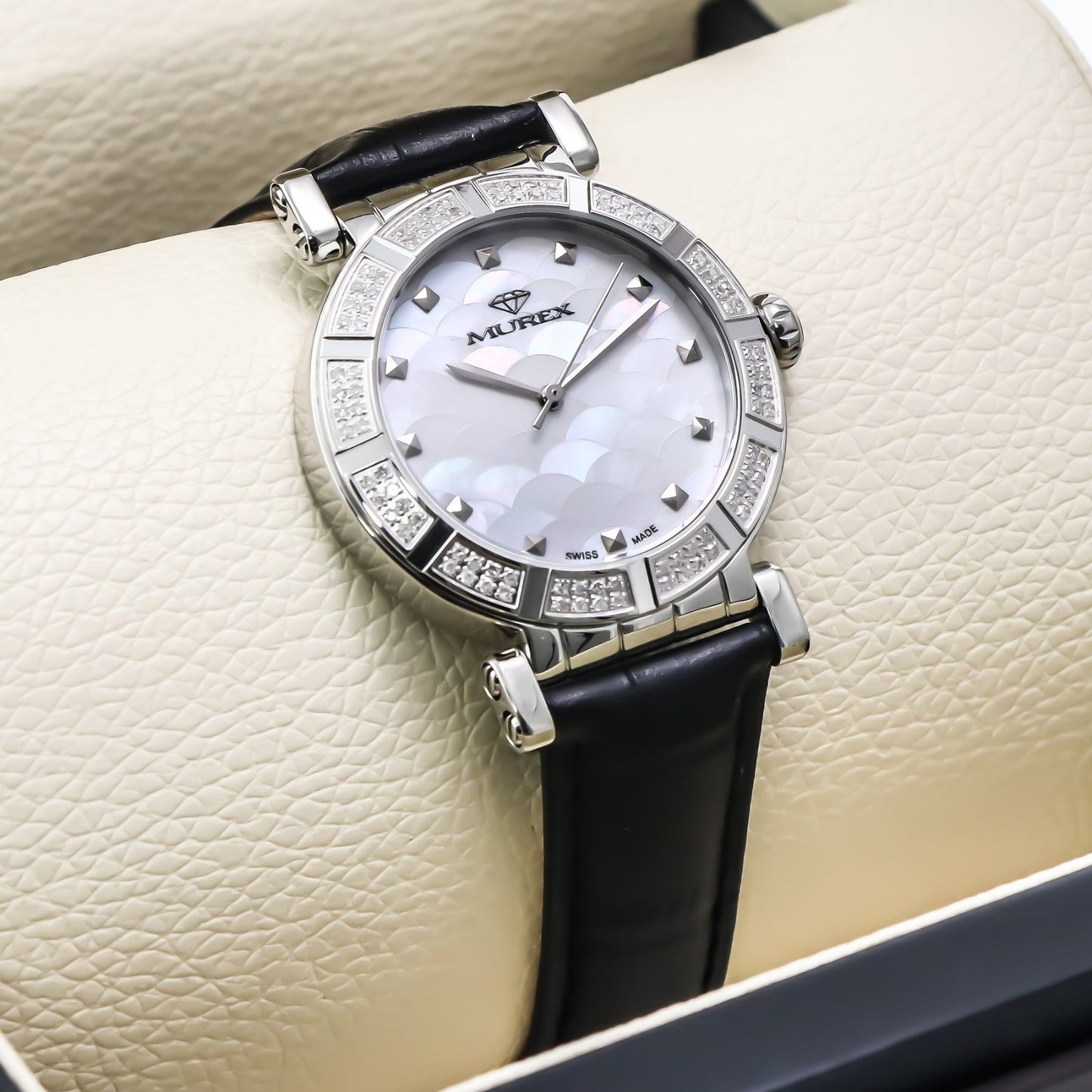 Murex • Swiss Diamond Watch • 96 SI Clarity Diamonds 0.53ct • Quartz • RSL964