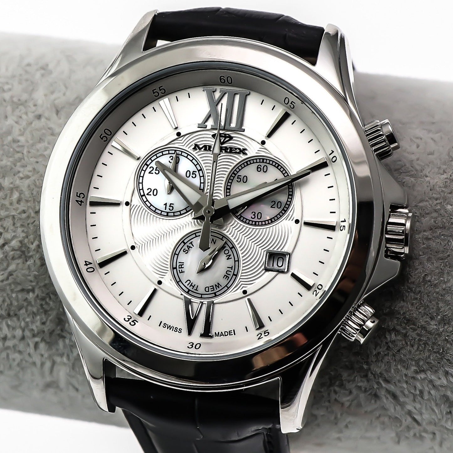 Murex • Swiss Chronograph Watch • Stainless Steel • 44mm • Quartz • MUC503