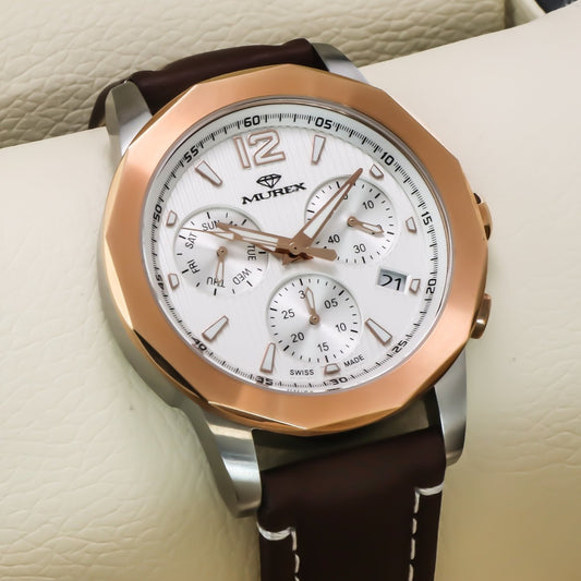 Murex • Swiss Chronograph Watch • Stainless Steel • Quartz • 44.7mm • MUC605