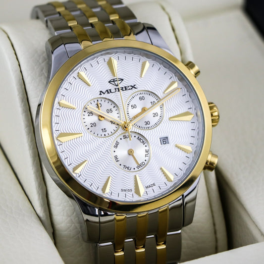 Murex • Swiss Chronograph Watch • Stainless Steel • Quartz • 44.5mm • MUC595