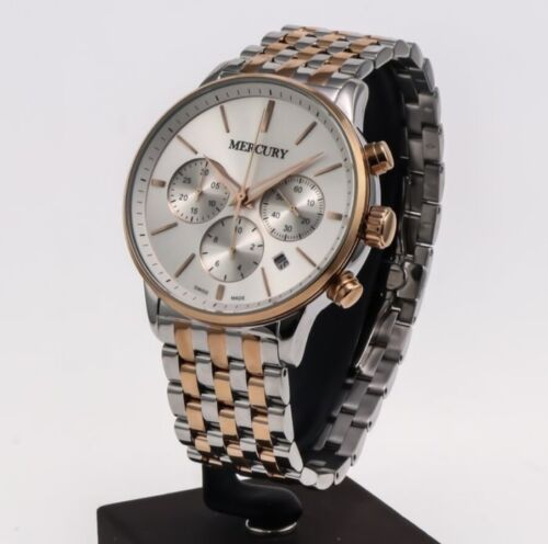 Mercury • Swiss Chronograph Watch • ME395-SR-1 • 47mm • Stop Second