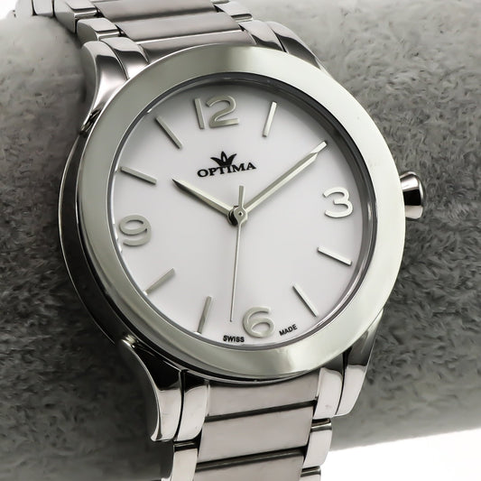 Optima • Swiss Watch • Stainless Steel • Quartz • 39mm • 5ATM • OSL352
