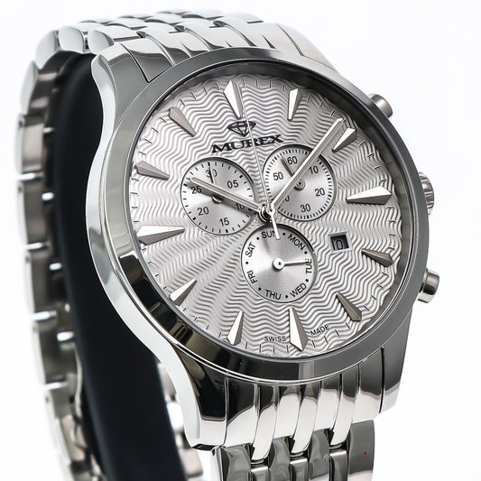 Murex • Swiss Chronograph Watch • Stainless Steel • Quartz • 44.5mm • MUC595