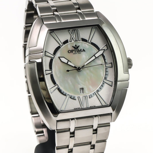 Optima • Swiss Watch • Stainless Steel • 43mm • Quartz • 3ATM • OSM239