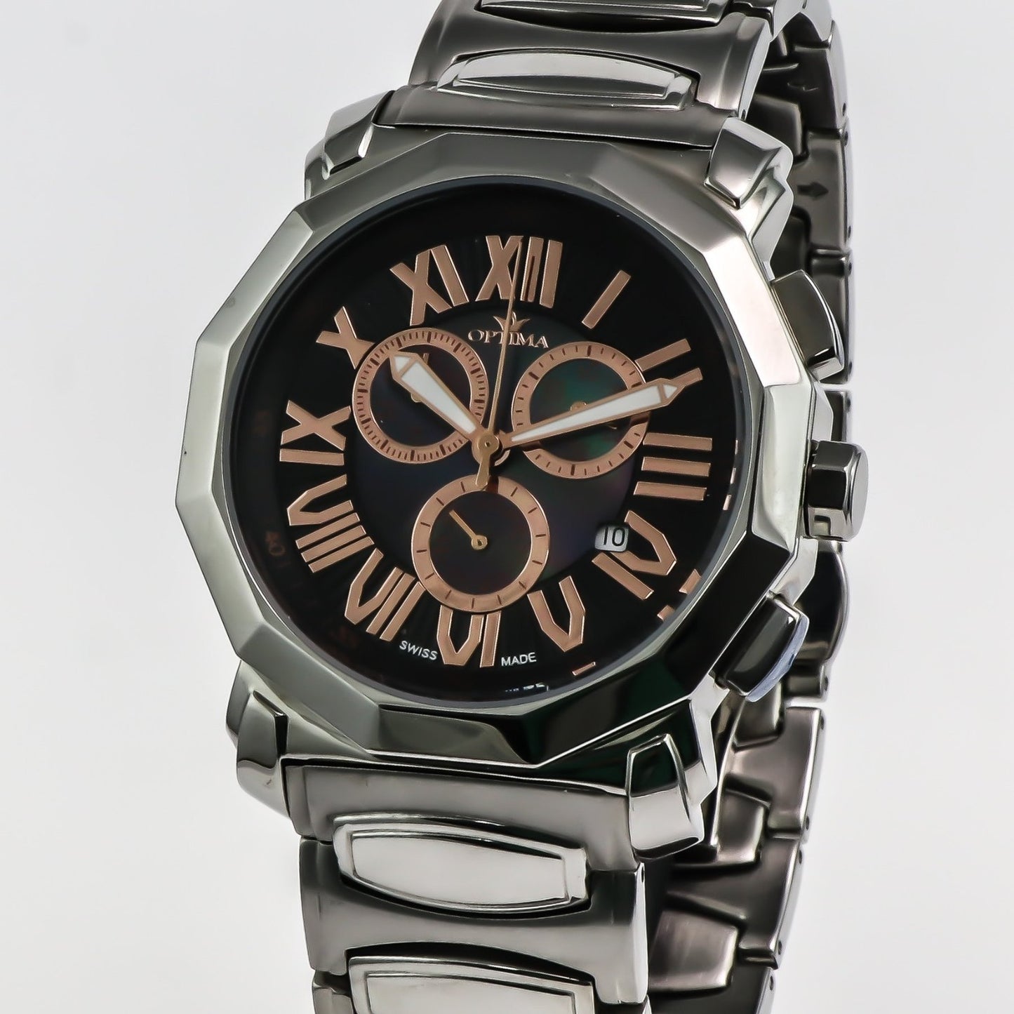 Optima • 43mm • Swiss Chronograph Watch • Date SubDay • WR 3ATM • OSC248