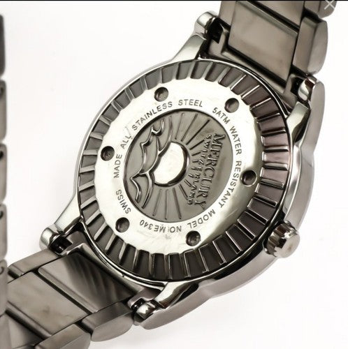 Mercury • Swiss Women's Watch • 36mm WR50M • ME340-SS-1 • Big Date