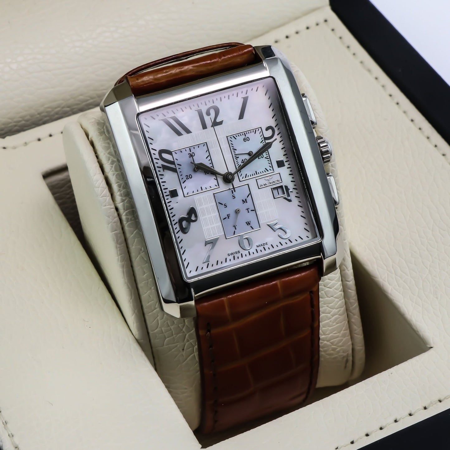 Murex • Swiss Chronograph Watch • Stainless Steel • 41x47mm • Quartz • 3ATM