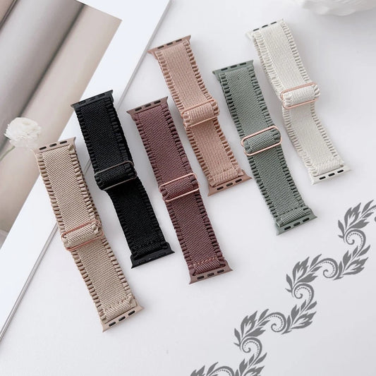 Fashion Band for Apple Watch 38/40/41mm & 42/44/45/46/49/Ultra Nylon Adjustable