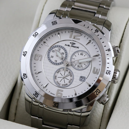 Murex • Swiss Chronograph • Stainless Steel • Quartz • 45mm • 5ATM • MUC508