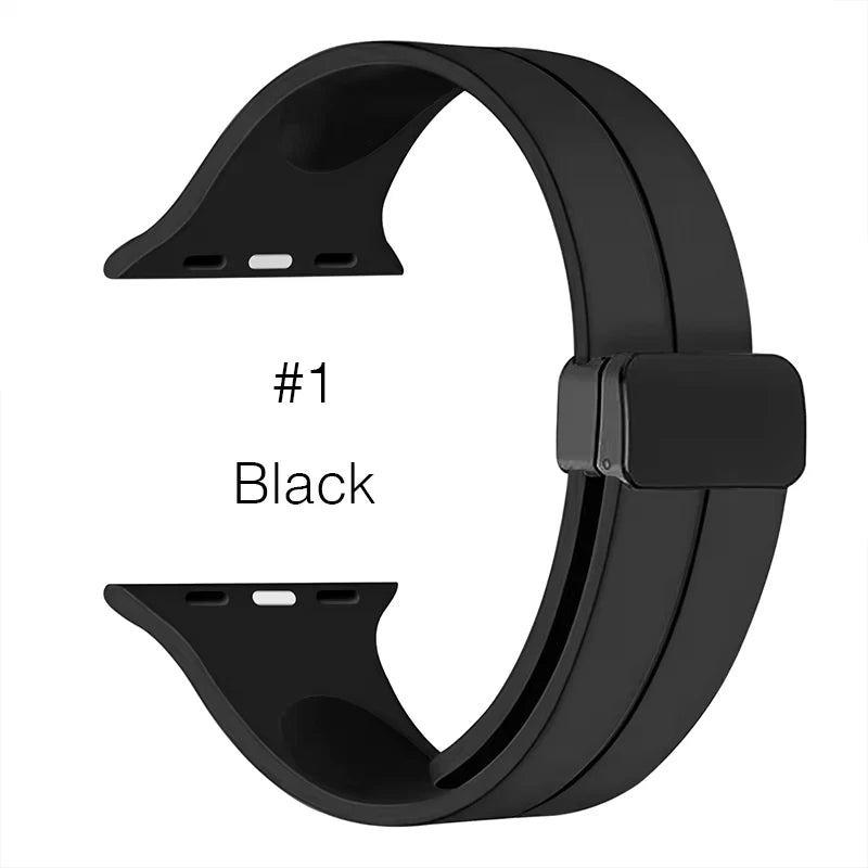 Sport Band for Apple Watch 38/40/41mm & 42/44/45/46/49/Ultra Silicone Adjustable